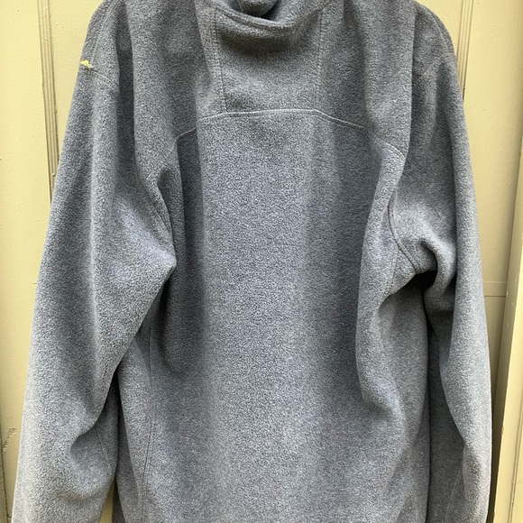 Swiss Alps brand quarter zip grey fleece sweater sweatshirt adult size xL - Picture 10 of 10
